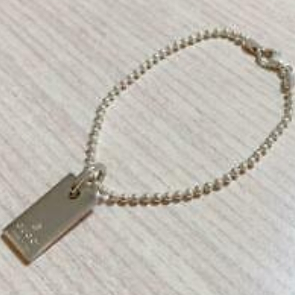 GUCCI PENDANT STERLING SILVER BRACELET CLASSIC STYLE BEAD NECKLACE - Picture 2 of 3